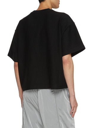 Back View - Click To Enlarge - ALEXANDERWANG - Oversized Cotton Logo T-Shirt