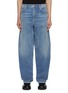 Main View - Click To Enlarge - ALEXANDERWANG - Relaxed Fit Light Washed Jeans