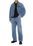 Figure View - Click To Enlarge - ALEXANDERWANG - Relaxed Fit Light Washed Jeans