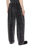 Back View - Click To Enlarge - ALEXANDERWANG - Crocodile Inspired Velour Track Pants