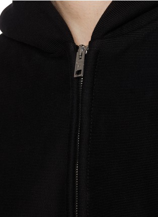  - ALEXANDERWANG - Oversized Embossed Logo Heavy Cotton Terry Hoodie