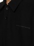  - ALEXANDERWANG - Oversized Long Sleeve Cotton Polo Shirt