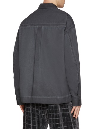 Back View - Click To Enlarge - ALEXANDERWANG - Oversized Cotton Shirt