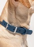 Front View - Click To Enlarge - WILD ONE - Medium Dog Collar — Dark Blue
