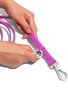 Figure View - Click To Enlarge - WILD ONE - Small Dog Leash — Orchid