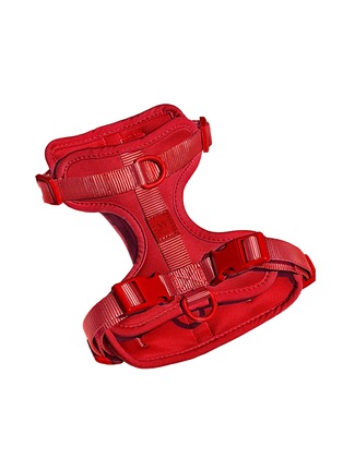 Main View - Click To Enlarge - WILD ONE - Large Dog Harness — Strawberry