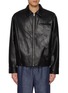 Main View - Click To Enlarge - LE17SEPTEMBRE - Zippered Chest Pocket Leather Jacket