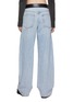 Back View - Click To Enlarge - ALEXANDERWANG - Leather Belted Balloon Jeans