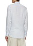 Back View - Click To Enlarge - LARDINI - Spread Collar Linen Shirt
