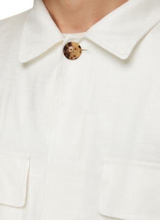  - LARDINI - Button Front Shirt Jacket