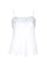 Main View - Click To Enlarge - LA PERLA - 'Moonlight' metallic floral embroidered silk blend camisole