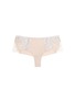 Main View - Click To Enlarge - LA PERLA - 'Moonlight' metallic floral embroidered silk blend shorts