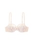 Main View - Click To Enlarge - LA PERLA - 'Moonlight' metallic floral embroidered tulle underwired bra