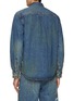 Back View - Click To Enlarge - HELMUT LANG - Painter Motif Pocket Denim Shirt