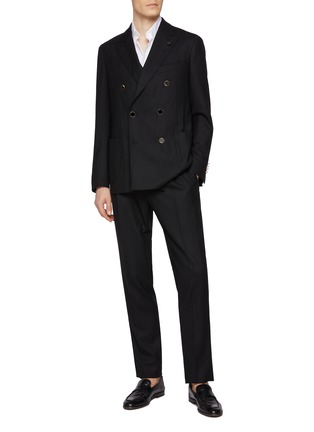 Figure View - Click To Enlarge - LARDINI - Straight Leg Tailored Pants