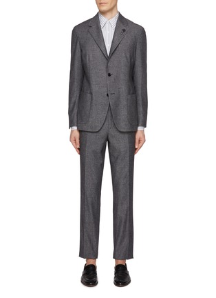 LARDINI | Notch Lapel Single Breasted Suit