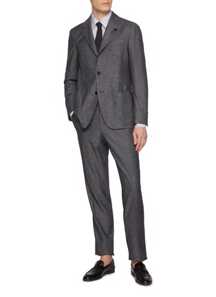 Figure View - Click To Enlarge - LARDINI - Notch Lapel Single Breasted Suit