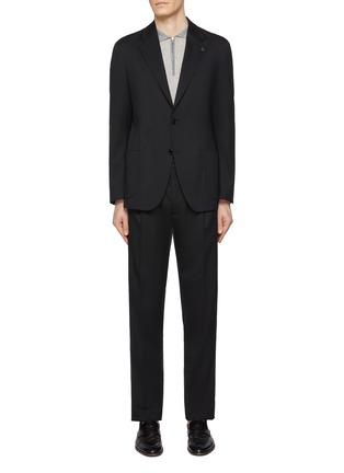 Main View - Click To Enlarge - LARDINI - Notch Lapel Single Breasted Suit