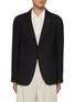 Main View - Click To Enlarge - LARDINI - Notch Lapel Single Breasted Virgin Wool Silk Blazer