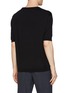 Back View - Click To Enlarge - LARDINI - Wool Silk Cashmere Rib Knit T-Shirt