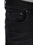 Detail View - Click To Enlarge - AMIRI - Dream Team Slim Fit Dark Wash Jeans