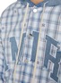  - AMIRI - Checked Logo Hooded Overshirt