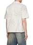 Back View - Click To Enlarge - AMIRI - Palm Tree Cutout Cotton Linen Shirt