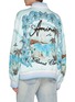 Back View - Click To Enlarge - AMIRI - Resort Club Sequin Embellishment Silk Bomber Jacket