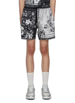 Main View - Click To Enlarge - AMIRI - Floral Bandana Drawstring Shorts