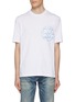 Main View - Click To Enlarge - AMIRI - Staggered Wave Orb Graphic Print Cotton T-Shirt