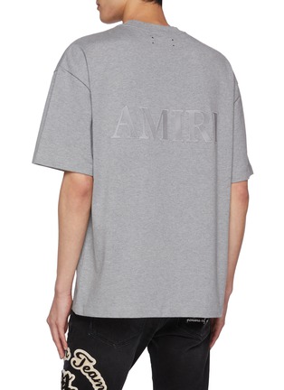Back View - Click To Enlarge - AMIRI - Oversized Logo Patch T-Shirt