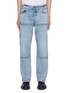 Main View - Click To Enlarge - AMIRI - Light Wash Cargo Pocket Cotton Carpenter Jeans