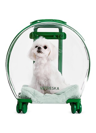 Detail View - Click To Enlarge - VETRESKA - Bubble Pet Carrier — Green/Transparent