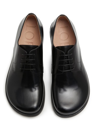Detail View - Click To Enlarge - LOEWE - Campo Lace Up Leather Derbies