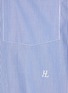  - HELMUT LANG - Initial Embroidered Stripe Cotton Shirt