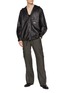Figure View - Click To Enlarge - HELMUT LANG - Hooded Leather Shirt