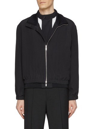 Double Layer Silk Bomber Jacket