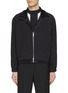 Main View - Click To Enlarge - HELMUT LANG - Double Layer Silk Bomber Jacket