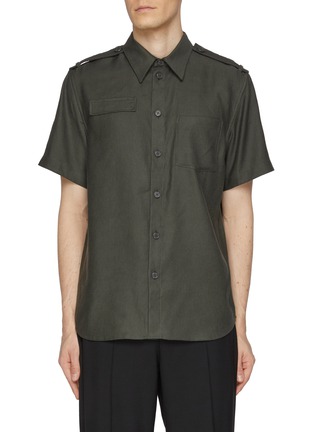 Main View - Click To Enlarge - HELMUT LANG - Epaulette Shirt