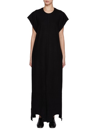 Main View - Click To Enlarge - SETCHU - Makimono Cashmere Cotton Dress