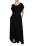Figure View - Click To Enlarge - SETCHU - Makimono Cashmere Cotton Dress