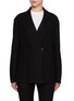 Main View - Click To Enlarge - SETCHU - Slim Double Breasted Cashmere Cotton Blazer