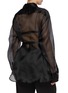 Back View - Click To Enlarge - SETCHU - Geisha Organza Long Sleeve Shirt