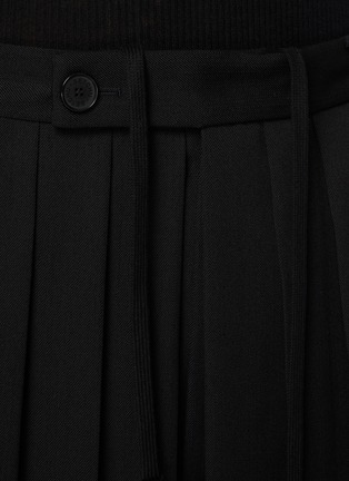  - SETCHU - Hakama Pleated Gabardine Shorts