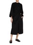 Figure View - Click To Enlarge - SETCHU - Hakama Pleated Gabardine Shorts