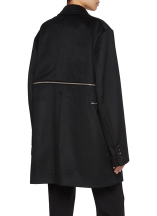 Back View - Click To Enlarge - SETCHU - Double Zip Cashmere Coat