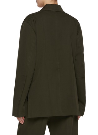 Back View - Click To Enlarge - SETCHU - Safari Origami Gabardine Jacket