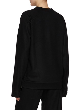 Back View - Click To Enlarge - SETCHU - Origami Cotton Long Sleeve Sweatshirt