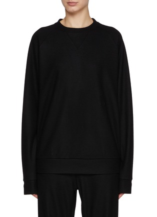 Main View - Click To Enlarge - SETCHU - Origami Cotton Long Sleeve Sweatshirt