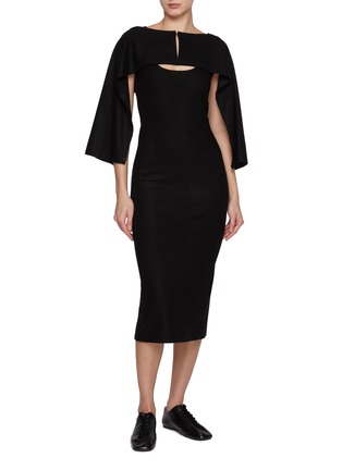 Figure View - Click To Enlarge - SETCHU - Travel Cashmere Cotton Dress